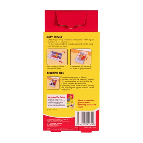 Big Cheese Live Multi-Catch Mouse Trap