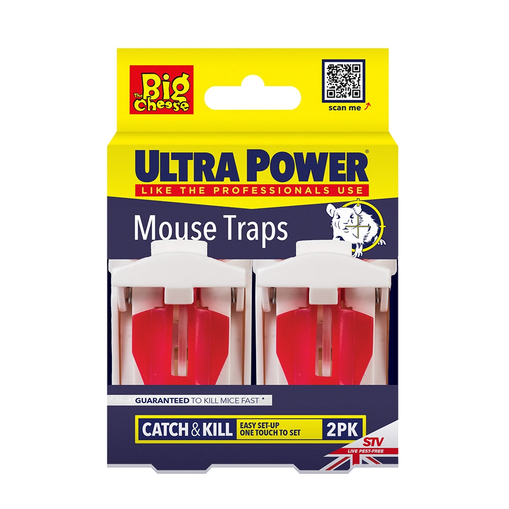 Big Cheese Mouse Trap Ultra Power - Twin Pack