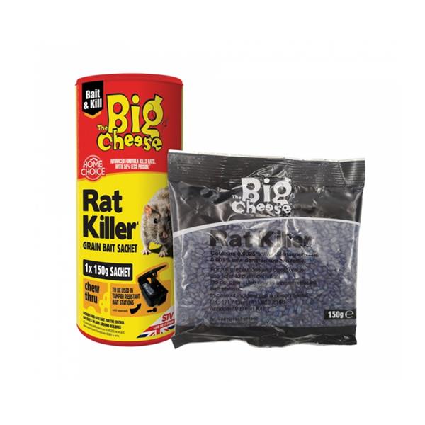 Big Cheese Rat Killer Grain Bait Sachet 150g