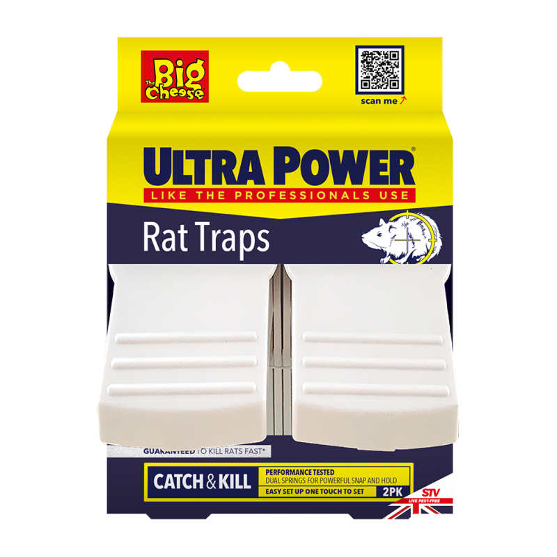Big Cheese Ultra Power Rat Trap - 2 Pack