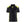 A short-sleeve polo shirt in black with high-visibility neon yellow panels on the shoulders and sides, shown against a plain white background.