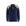 A navy blue long-sleeve quarter-zip pullover sweatshirt with bright neon yellow-green contrast panels on the shoulders and along the zipper, displayed on a clean white background.