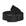 Black belt with a black buckle on a white background