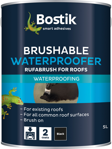 Bostik Brushable Waterproofer for Roofs - 5L