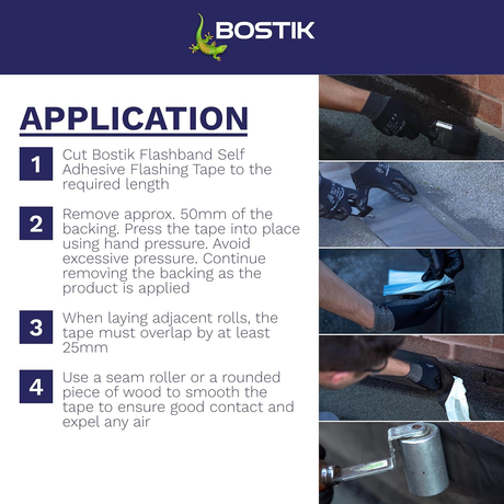 Bostik EVO Flashband Roll | Grey - 100mm x 10m