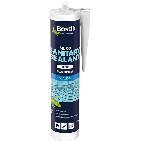 Bostik Sil 60 Silicone - Clear