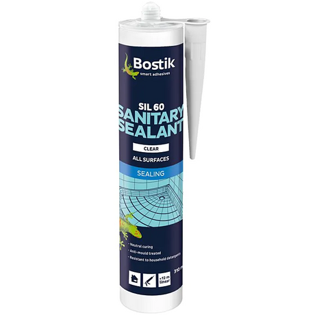 Bostik Sil 60 Silicone - Clear