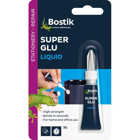 Bostik Super Glue Liquid Tube - 3g