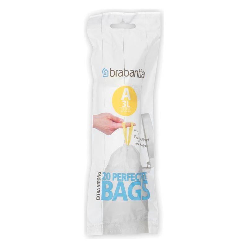 Brabantia Perfit Fit 20 Bin Bags - 3L