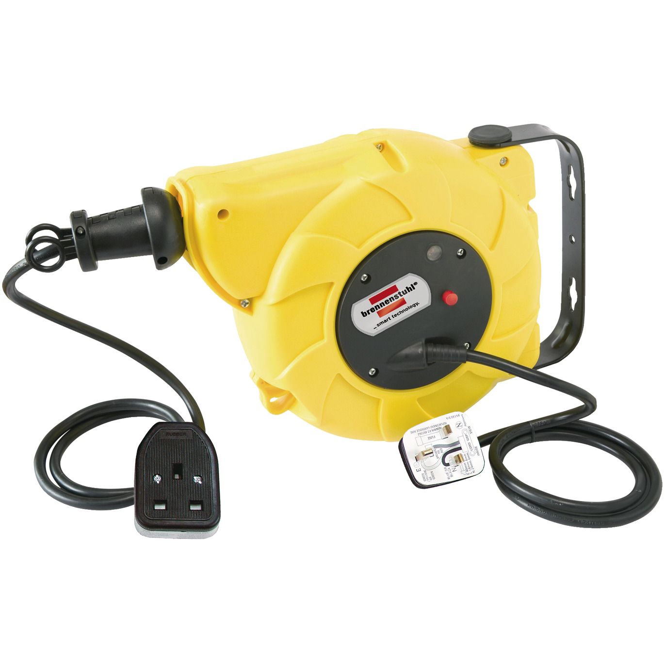 Brennenstuhl Automatic Cable Reel 9m + 2m | Wall & Ceiling Mounted