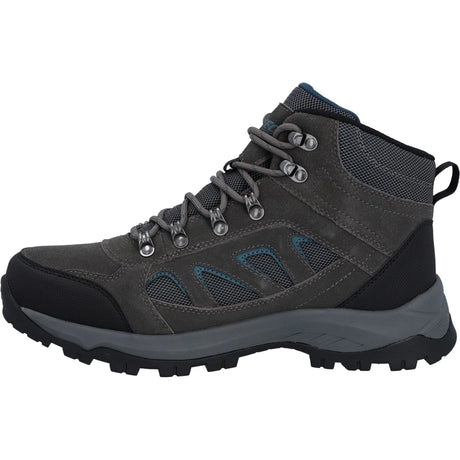 Shop Hi-Tec Men's Bandera Expedition Hiker in Gull Grey/Harbour Mist at Ted Johnsons. Durable, comfortable hiking footwear for outdoor adventures in Ireland.