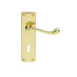 Carlisle Brass Victorian Scroll-Lever Lock 