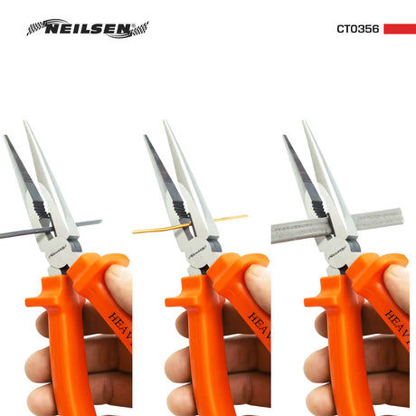 Neilsen CT0356 Long Nose Pliers - 8in