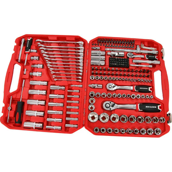 Neilsen CT3748 DR Socket Set - 1/4in, 3/8in & 1/2in | 219pc