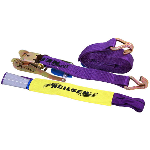 Neilsen CT5365 Ratchet Tie Down & Strap Set - 4M | 4pc