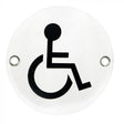 Carlisle Brass Eurospec "Disabled" Symbol Disc Stainless Steel | 76mm 