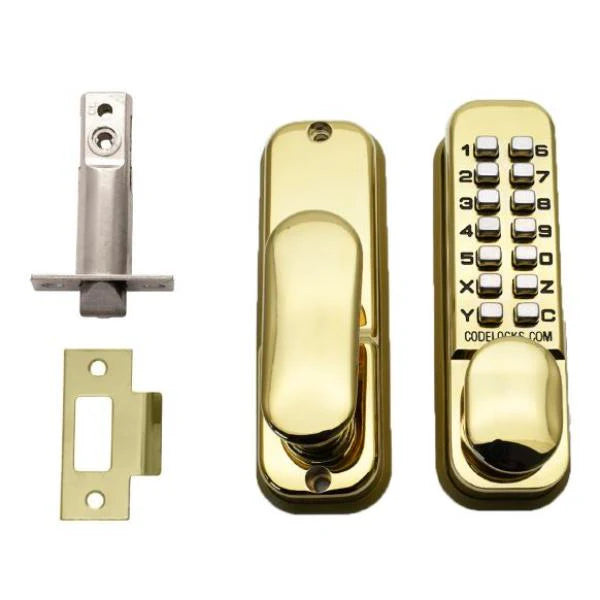 Carlisle Brass Mechanical Digital Door Lock Brass