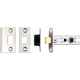 Carlisle Brass Tubular Mortice Latch with Bolt | 64mm Nikcel