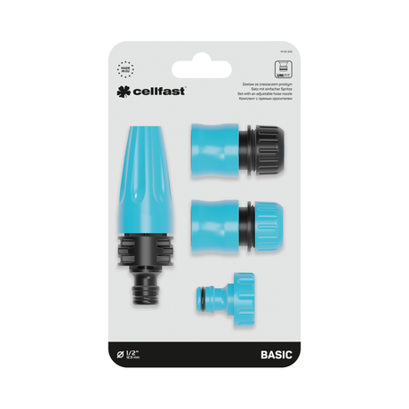 Cellfast Ideal set With Adjustable Hoze Nozzle 1/2