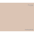 A flat, solid color swatch in a warm light beige/chalk tone, with the Prestige logo in the top right and the text 'Chalking Mid 62' in the bottom right.