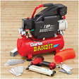 Clarke Compressor Kit 1HP 8L 4.2CFM Bandit V Kit