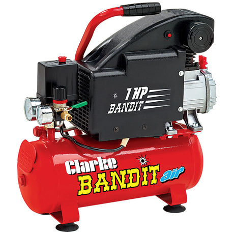 Clarke Compressor Only 1HP 8L 4.2CFM Bandit V