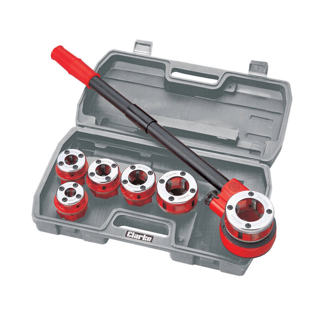 Clarke Pipe Threading Kit 6pc
