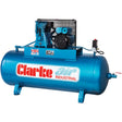 Clarke XE18/200 (O/L) 18cfm 200 Litre 4HP Industrial Air Compressor (230V)