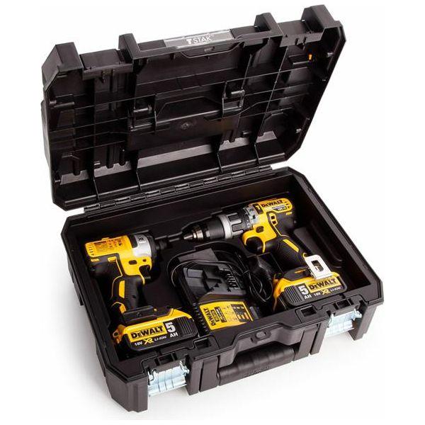 DeWALT 18V Combi & Impact Drill Twin Pack