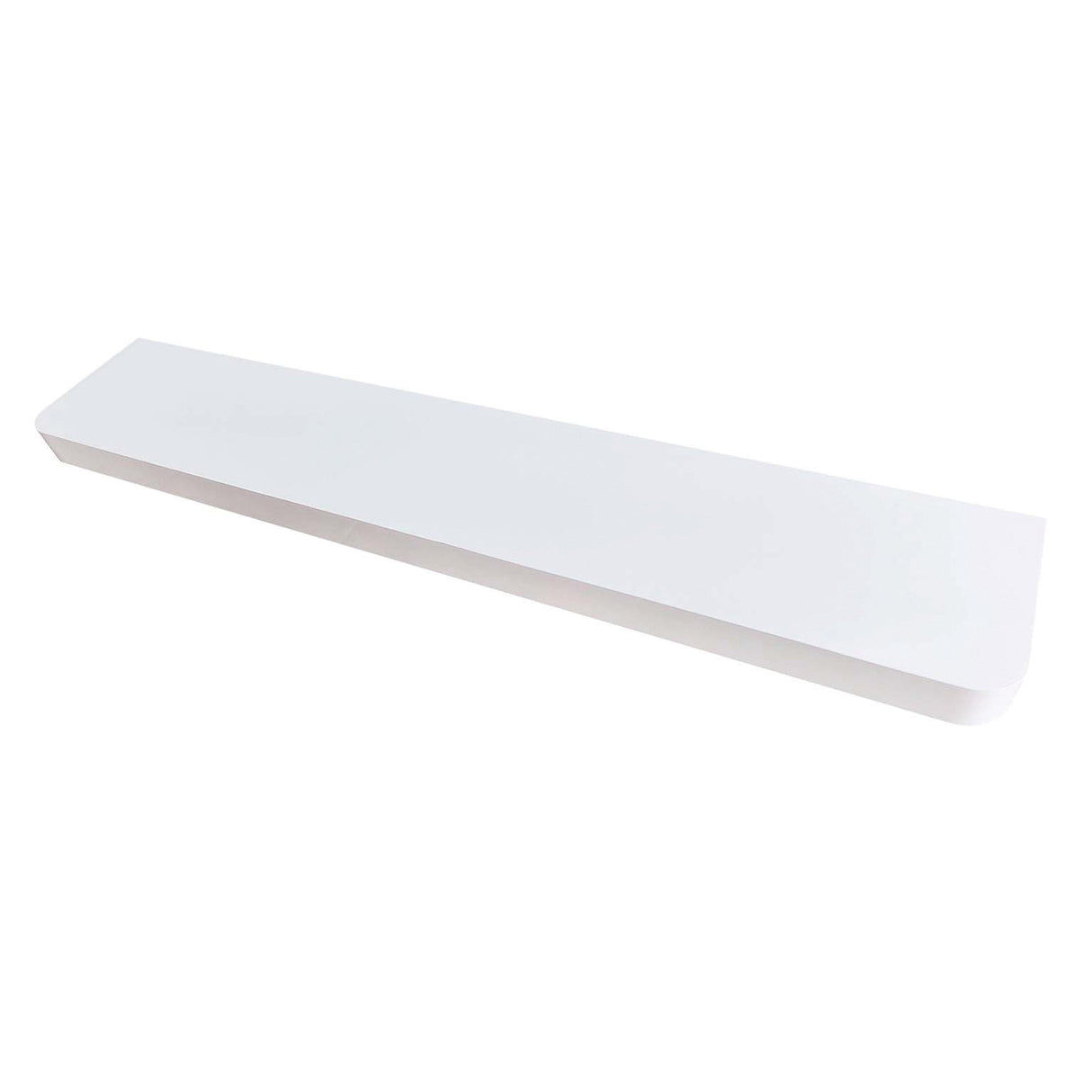 Shelfit Round Corner Floating Shelf | High Gloss White