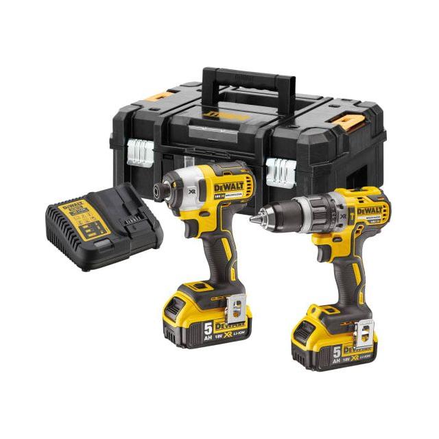 DeWalt DCK266P2 XR Brushless Twin Pack 18V 2 x 5.0Ah Li-ion
