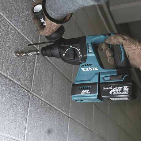 Makita DHR242RTJ 18V SDS+ Brushless Rotary Hammer Drill (2x5Ah)