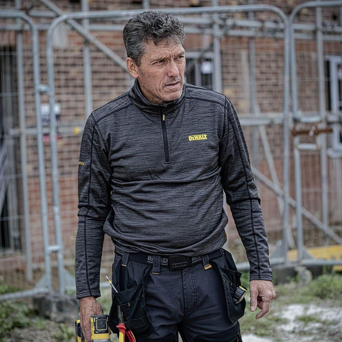 DeWalt Jonesborough Stretch Top 1/4 Zip - Grey