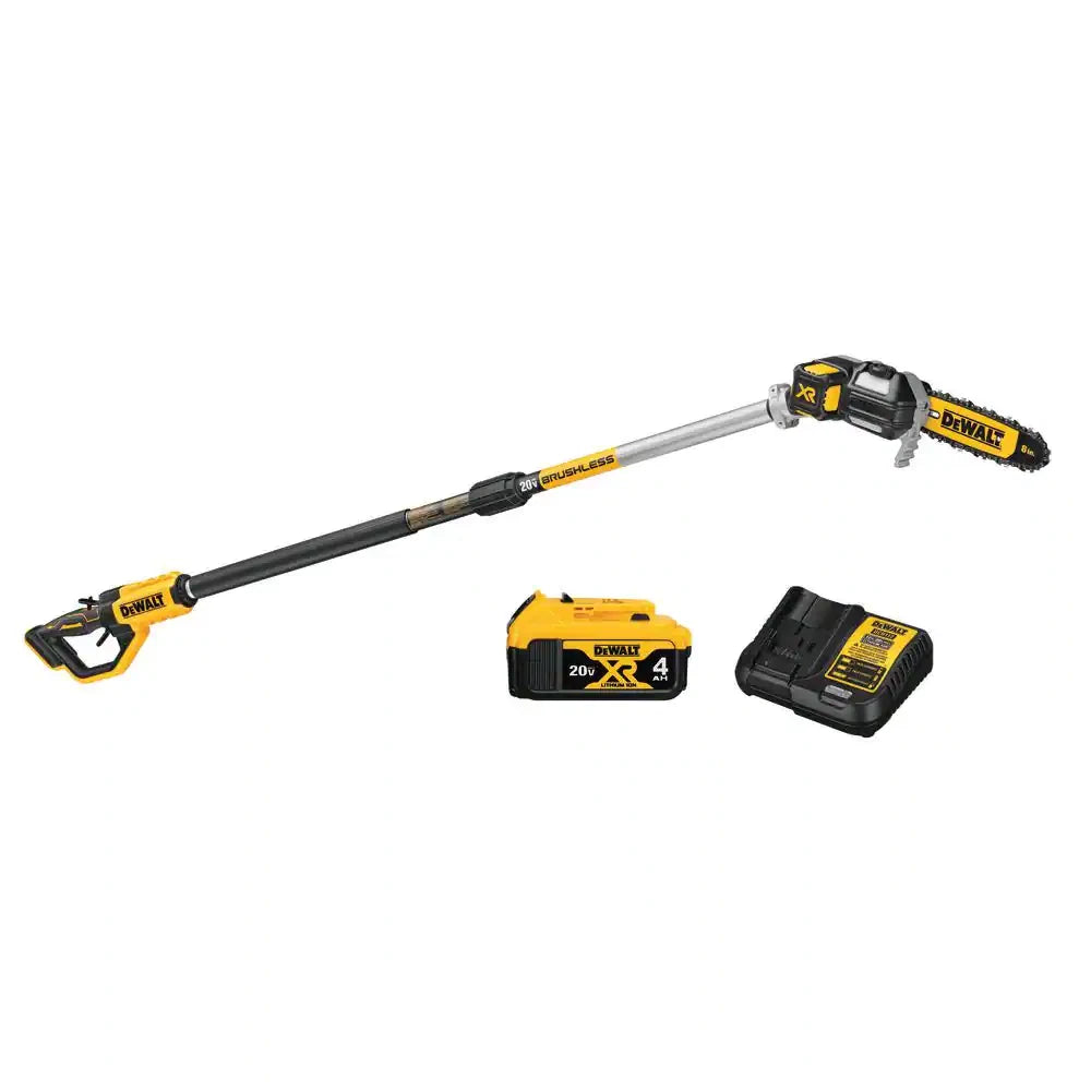 DeWalt 20V MAX 8In. Cordless Battery Powered Pole Trimmer With 5 AH Battery