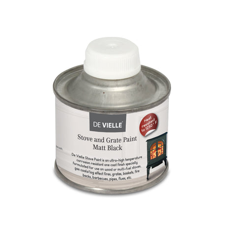 De Vielle Stove Paint Matt | Black - 100ml