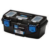 Daper Plastic Toolbox with Tote Tray - 13 inches