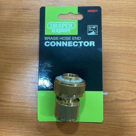 Draper Brass Hose End Connector 3/4"