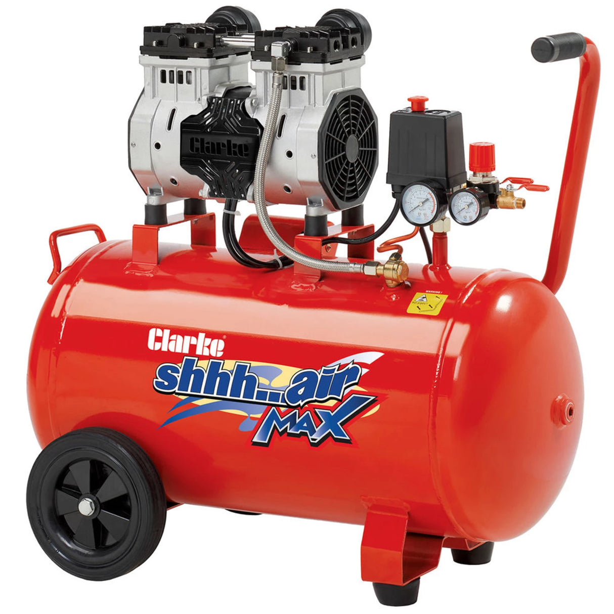 Clarke Compressor 1.5HP 50L 7CFM Shhh Air Max 50/150 Silent