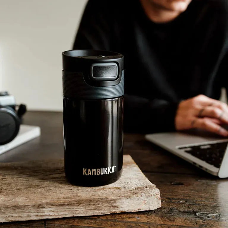 Kambukka Etna Vacuum Flask 300Ml Pitch Black