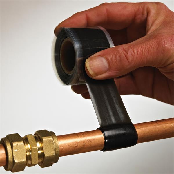 Everbuild Silweld Silicone Repair Tape | Black - 3m