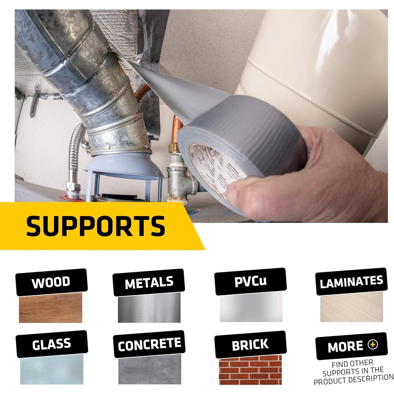 Everbuild Tough and Durable Mammoth Mega Duct Tape - 50mm x 50M