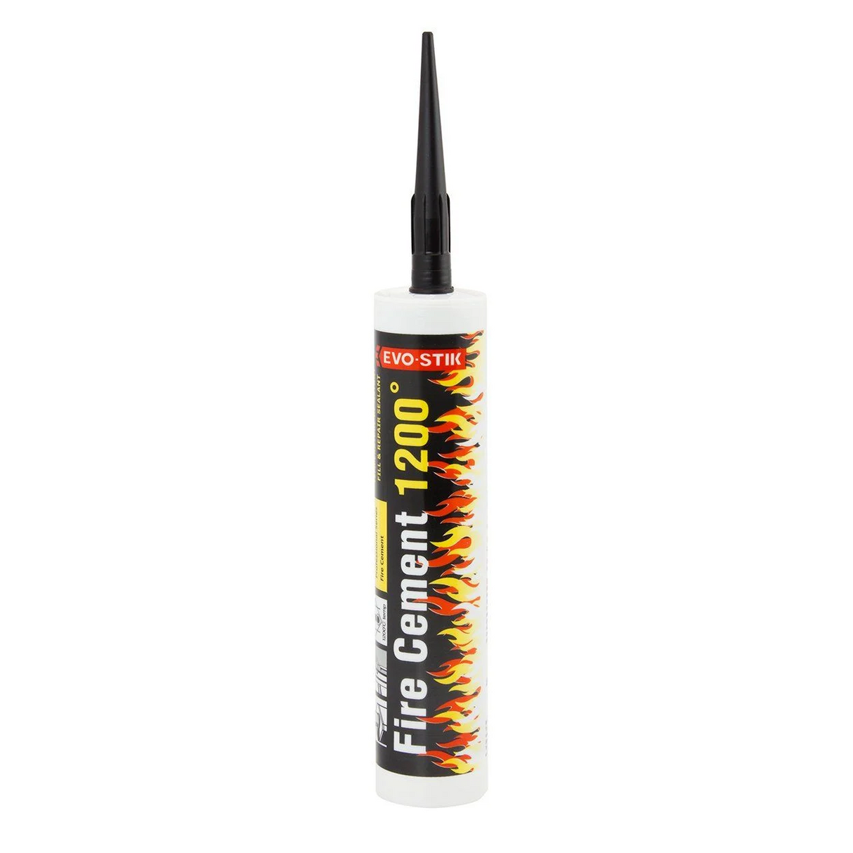 Evo-Stik Fire cement 1200 | Black - 300ml