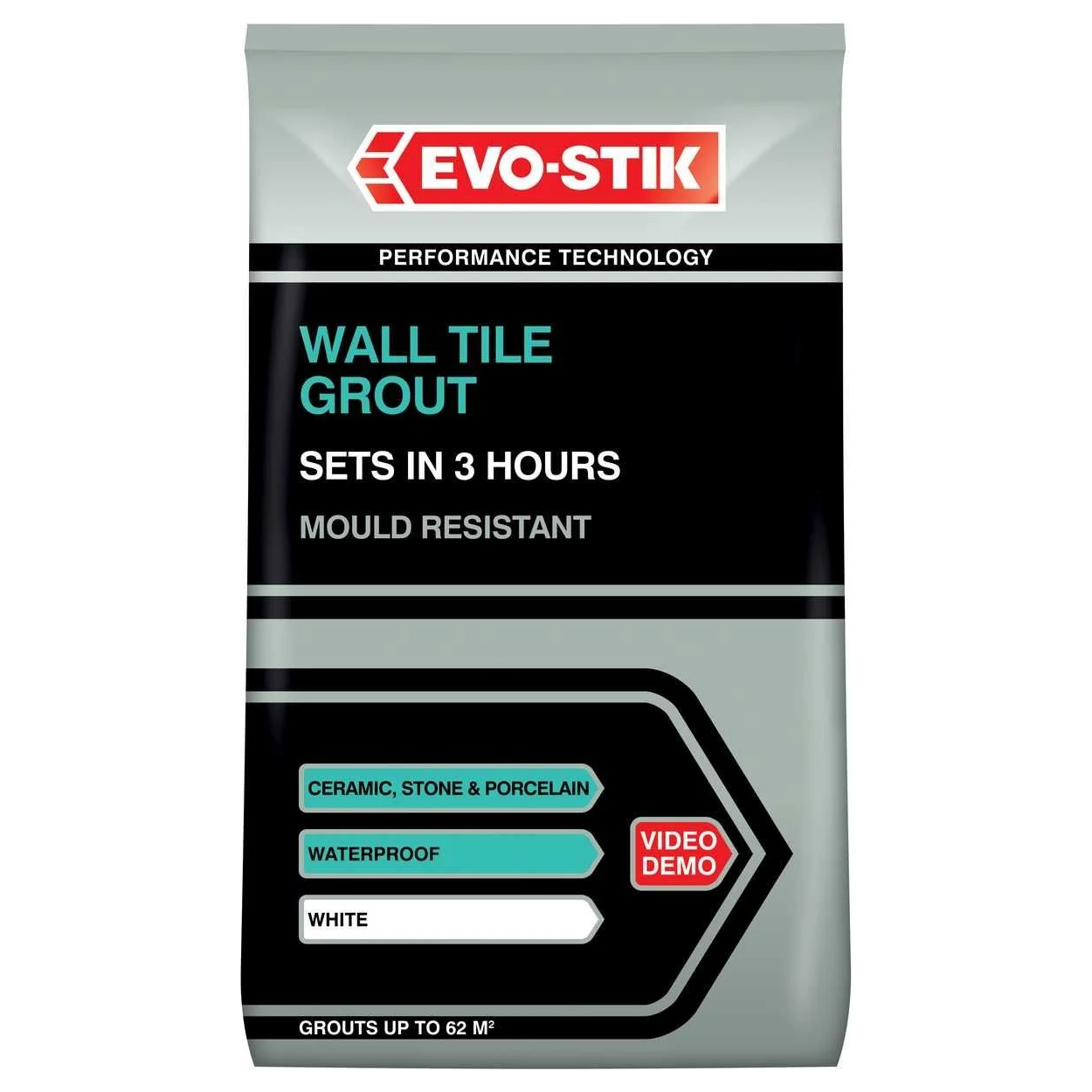 Evo-Stik Tile A Wall Fast Set Grout - 1.5Kg