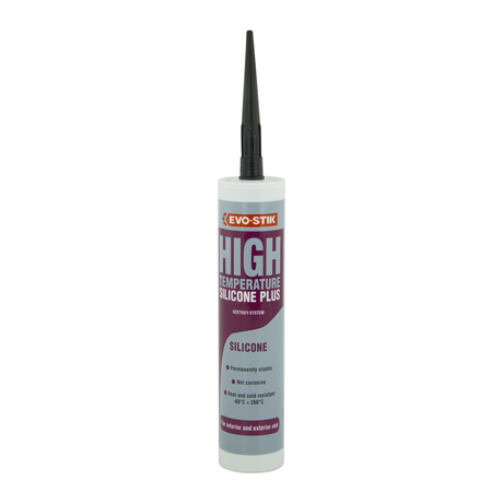 Evo Stik Silicone High Temperature | Black - 310ml