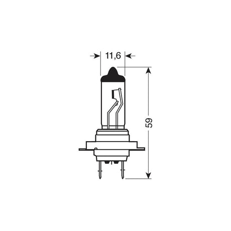 Lampa Blu-Xe Halogen Bulb H7 - 55W - PX26D
