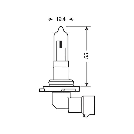Lampa Blu-Xe Halogen Bulb HB3 9005 - 65W - P20D