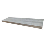 White rectangular planter box on a white background