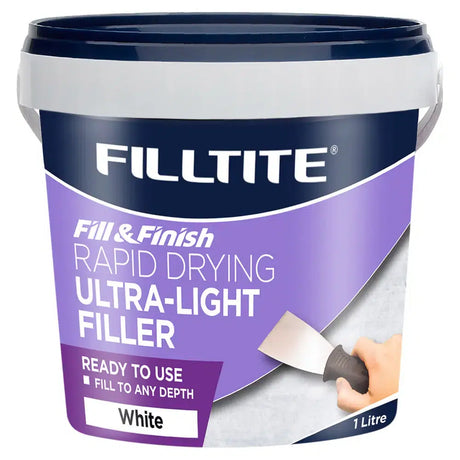 Filltite Fill & Finish Ultra Light Filler 1litre
