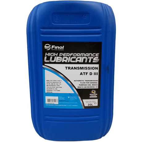 Finol Transmission ATF DIII Oil - 20L