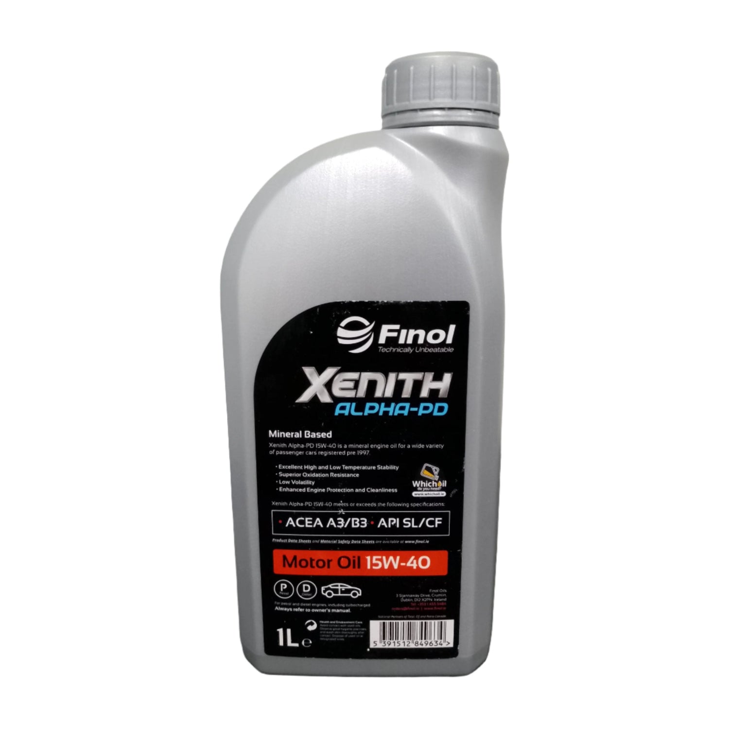 Finol Xenith Alpha PD - 15W - 40 Oil - 1L